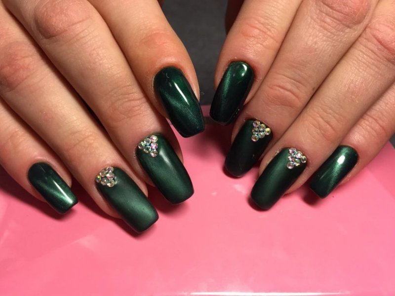 Cat's eye and matte top Cat's eye and matte top