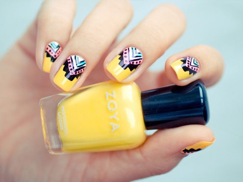 Bright boho ornaments Bright boho style