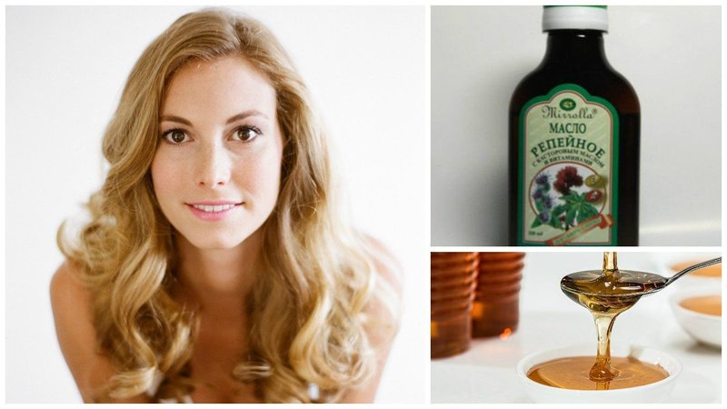 Burdock oil as a part of cosmetic masks