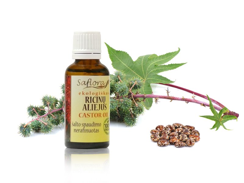 Castor oil for hair nutrition