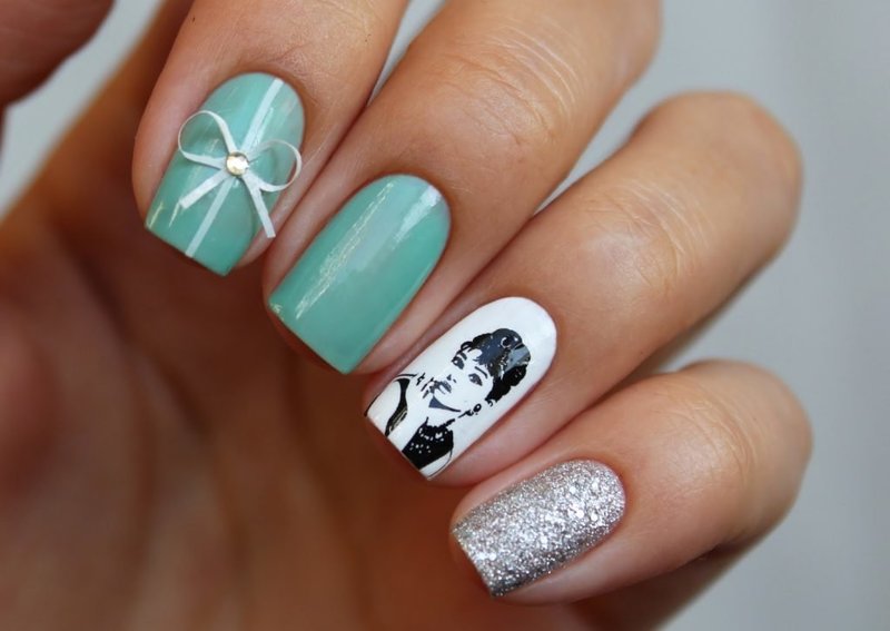 Tiffany Style Nail Art Tiffany Manicure