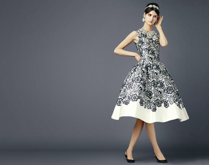 Girl in fashionable cocktail dress Girl in fashionable cocktail dress