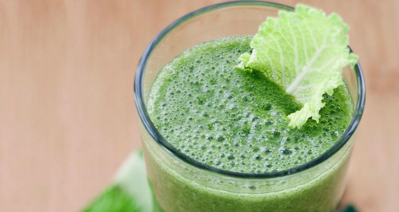 Face mask with cabbage juice Face mask with cabbage juice