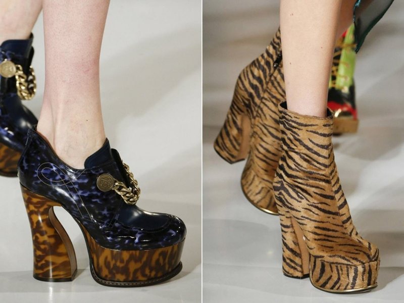 Animal prints on shoes Animal prints on shoes