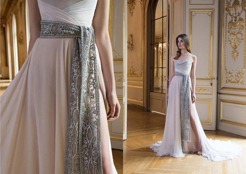 Baby pink dress with a belt Baby pink dress with a belt