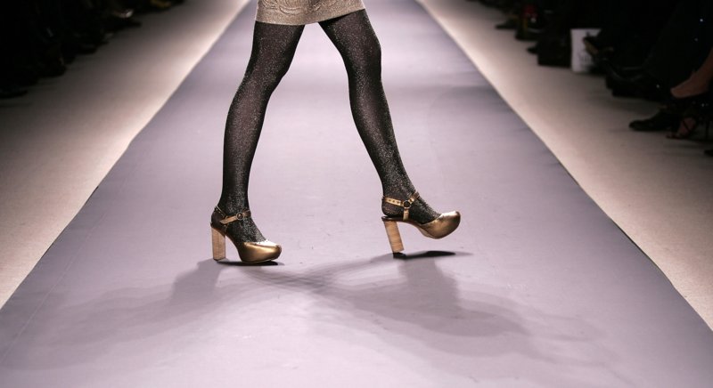 Gold strap shoes Gold strap shoes