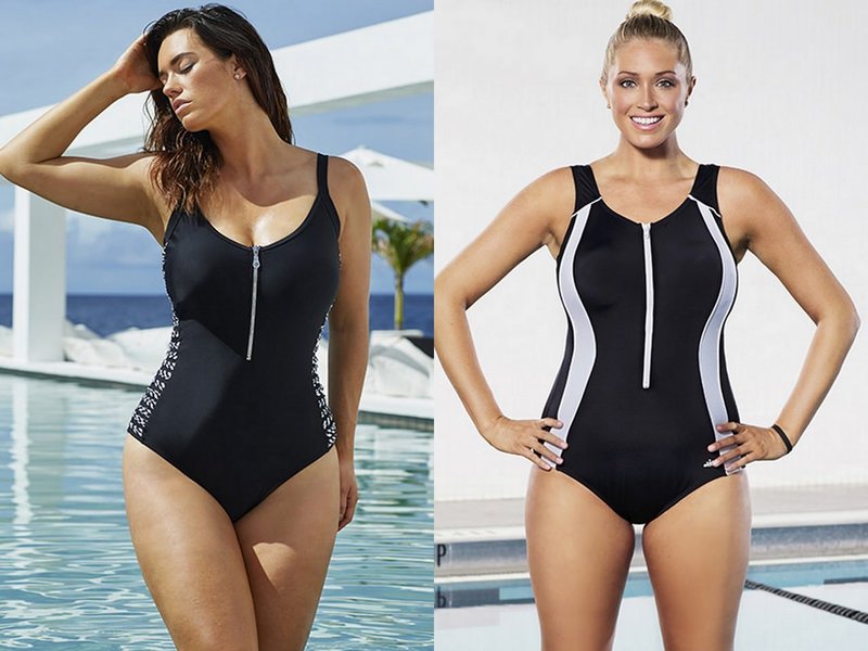 Black swimsuit for chubby Black swimsuit for chubby