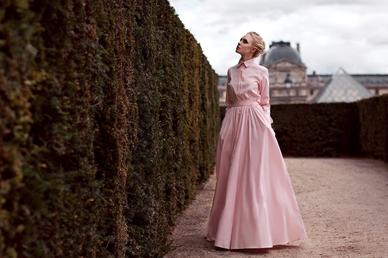 Dress with side pockets Dress with side pockets