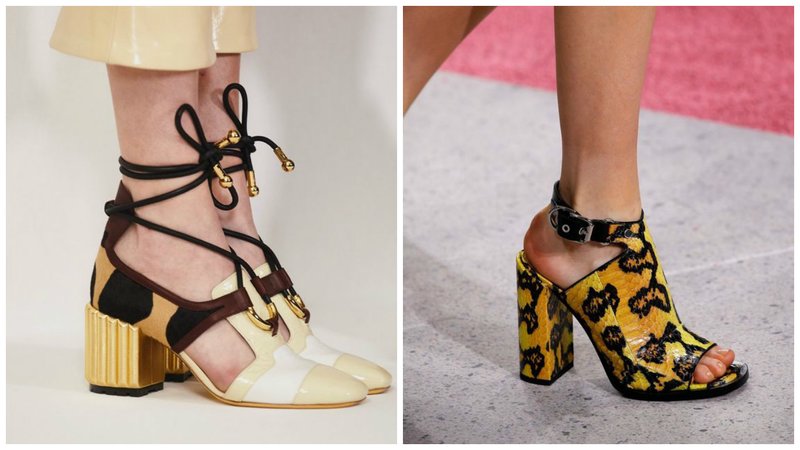 Summer shoes with animal prints Summer shoes with animal prints