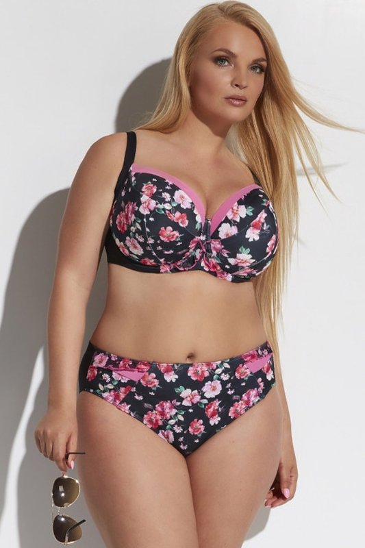 Full swimsuit with floral print Full swimsuit with floral print