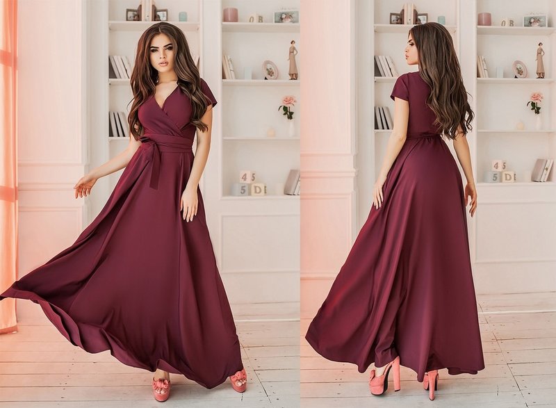 Burgundy dress Burgundy dress