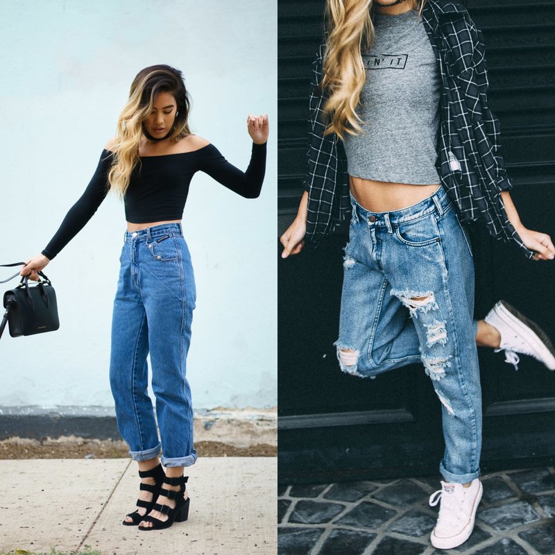 How to wear boyfriend jeans What to wear boyfriend jeans with?