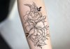 Interesting tattoo designs for girls: 100 ideas Outline tattoo sketches