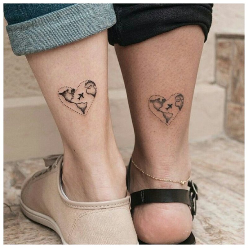 Love double tattoo