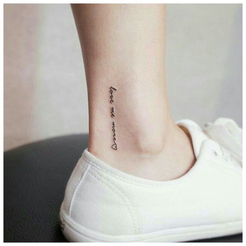 Cute leg tattoo