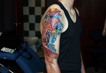 Types and ideas for cool men's tattoos on the shoulder Cool tattoos on the shoulder
